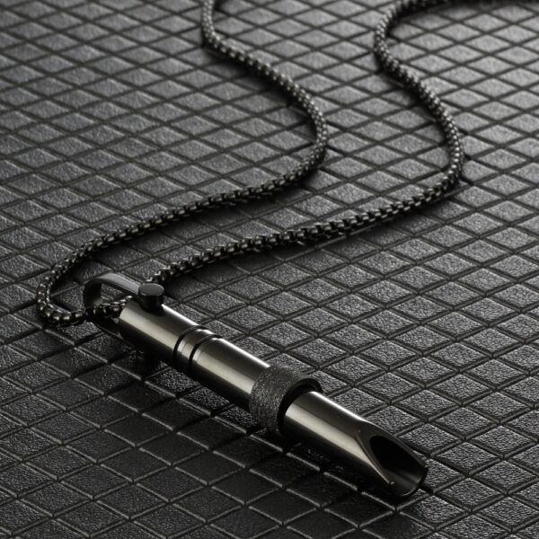 Couple Stainless Steel Mindfulness Breathing Necklace For Women Men Anxiety Relief Pendant Stress Panic Attack Relief Meditation - Image 8