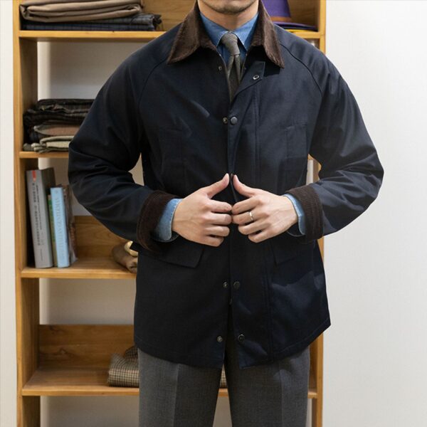 Retro Kaji Waterproof Trench Coat - Image 2