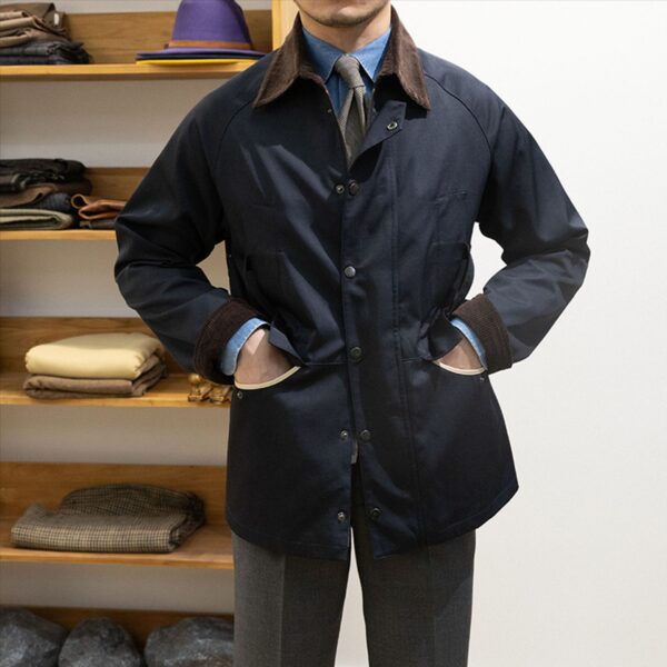 Retro Kaji Waterproof Trench Coat - Image 5