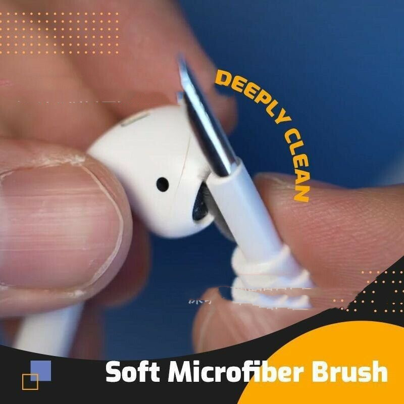 Bluetooth Earbuds Soft Cleaning Brush Wireless Earphone Washing Headphone Earplugs Cleaner Pen - Image 3