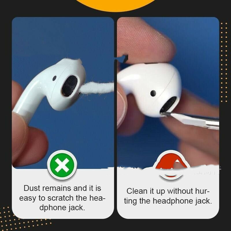 Bluetooth Earbuds Soft Cleaning Brush Wireless Earphone Washing Headphone Earplugs Cleaner Pen - Image 9