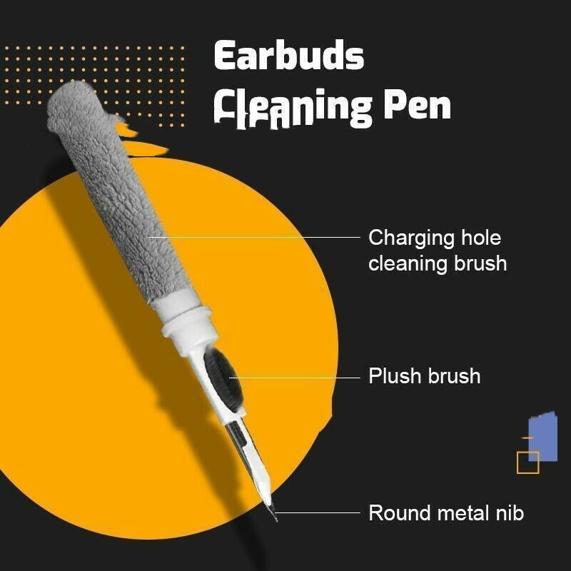 Bluetooth Earbuds Soft Cleaning Brush Wireless Earphone Washing Headphone Earplugs Cleaner Pen - Image 5